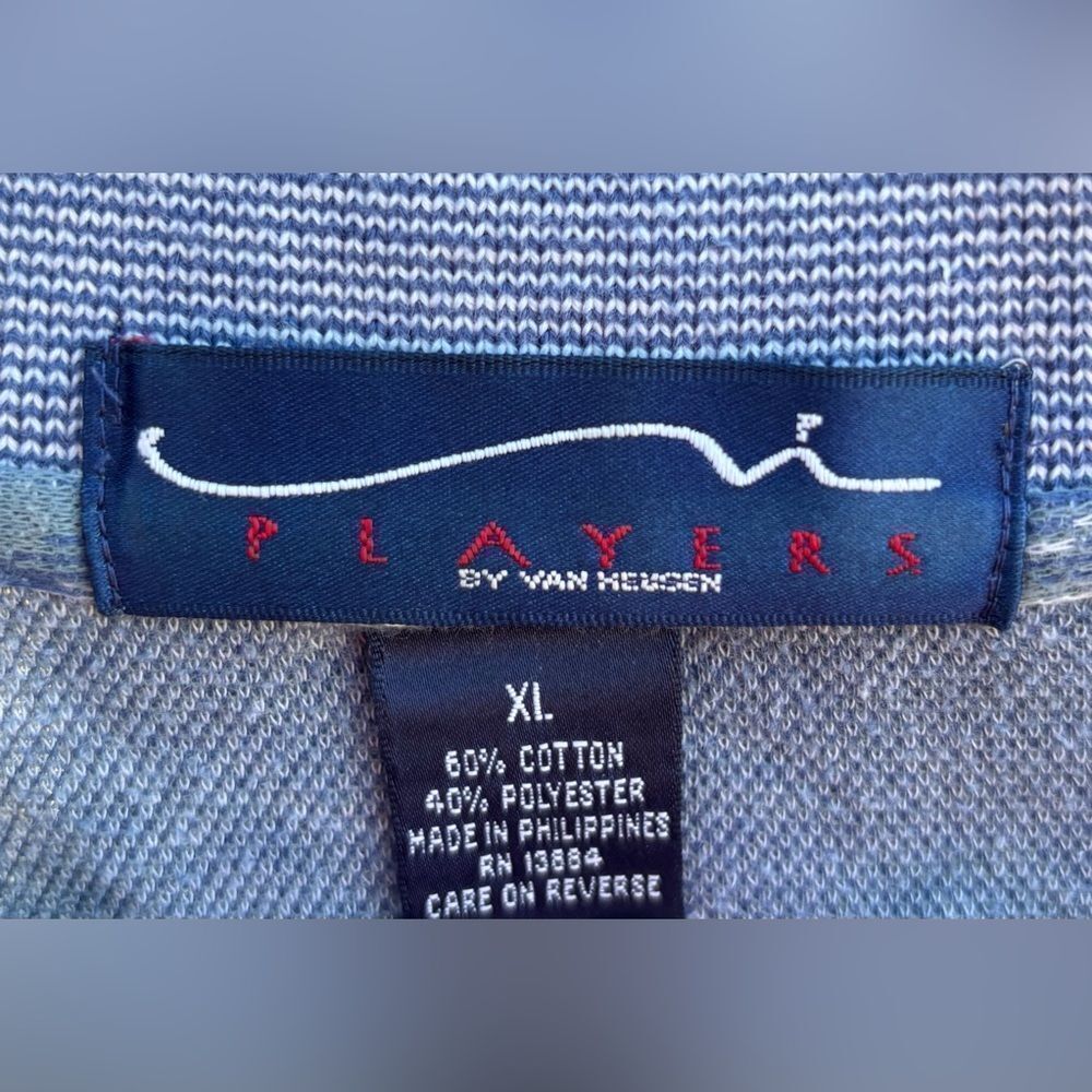 XL Van Heusen Players Polo Casual Pullover Shirt Short Sleeve Mens Size XLarge E - Picture 3 of 4